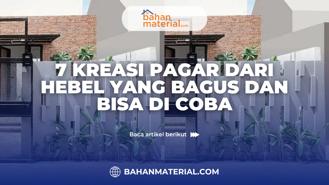 7 Model Pagar Rumah dari Hebel yang Estetik