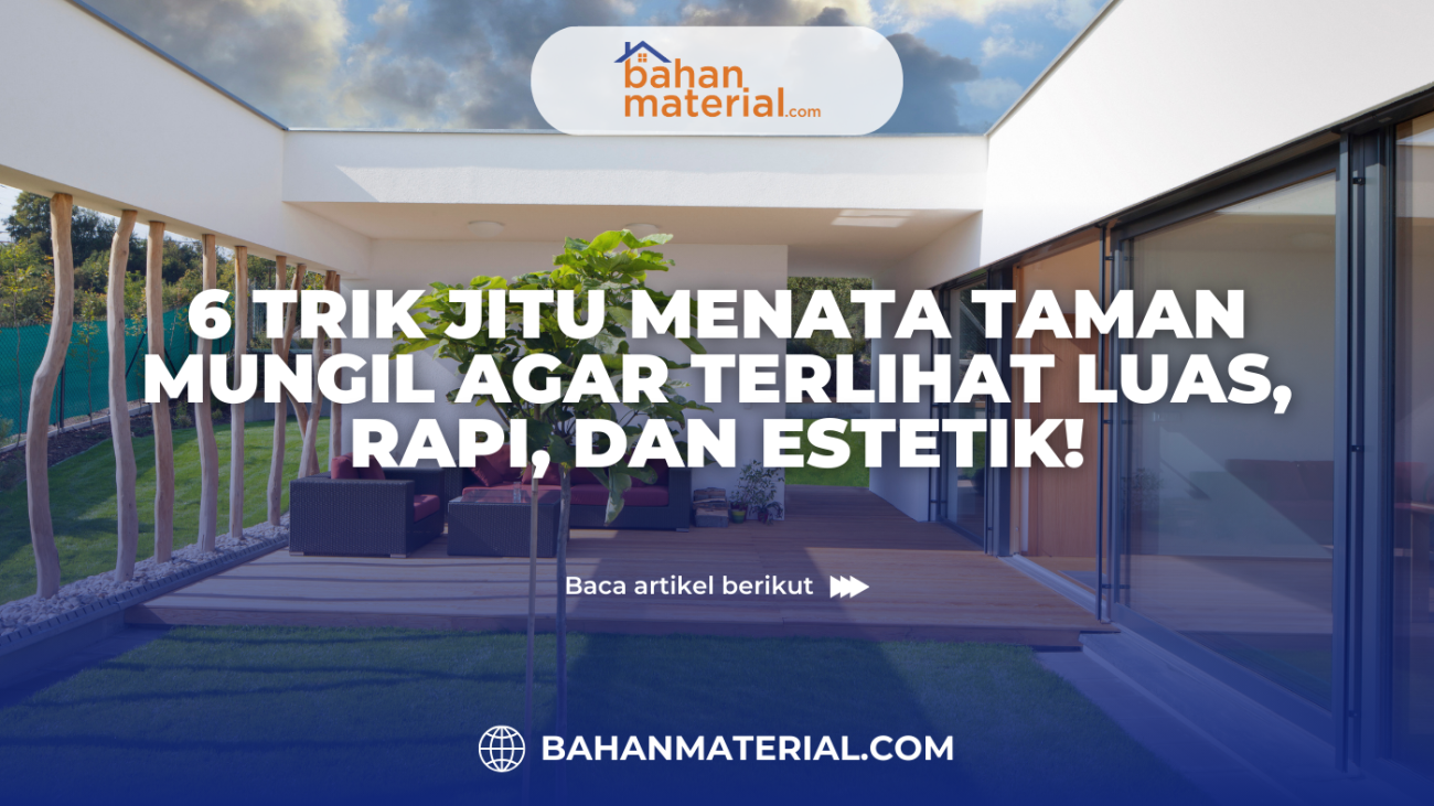 6 Cara Menata Taman Mungil