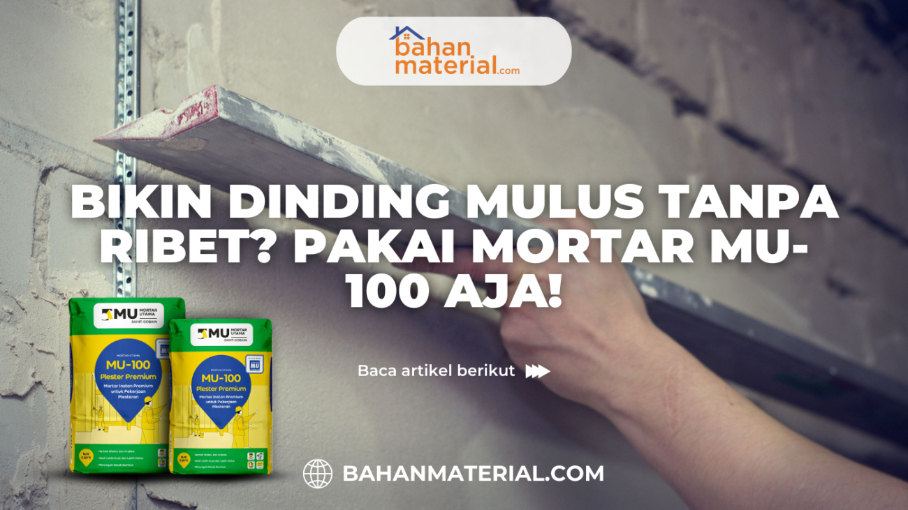 Bikin Dinding Mulus Tanpa Ribet