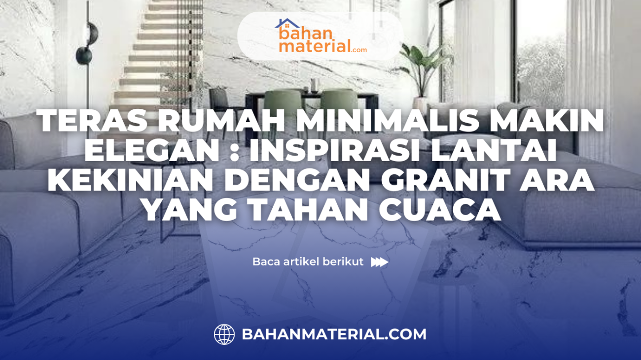 Teras Rumah Minimalis Makin Elegan