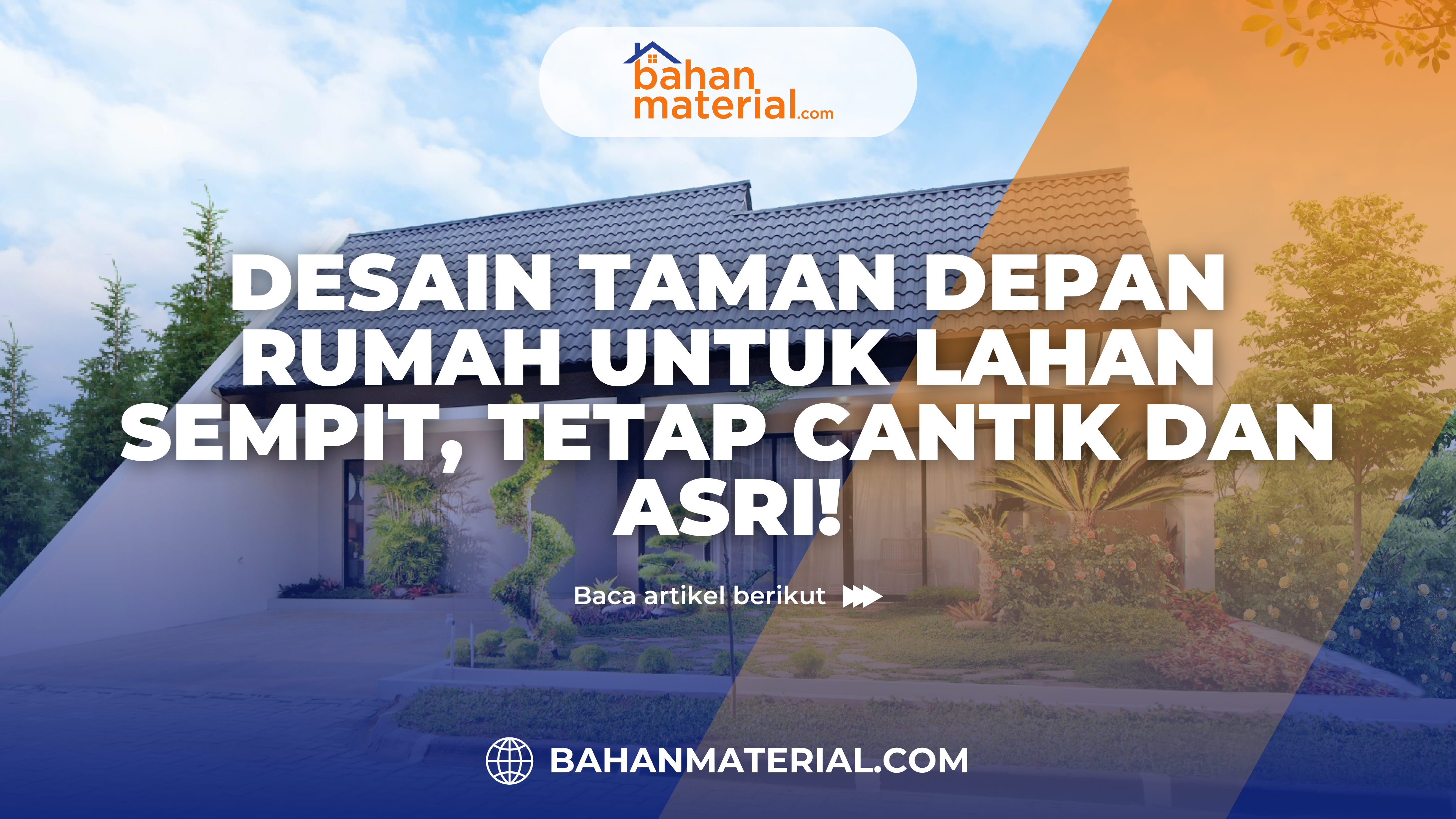 Desain Taman Depan Rumah untuk Lahan Sempit, Tetap Cantik dan Asri!