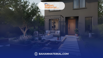 Ide Taman Minimalis Depan Rumah dengan Area Duduk yang Nyaman Ide Taman Minimalis Depan Rumah dengan Area Duduk yang Nyaman