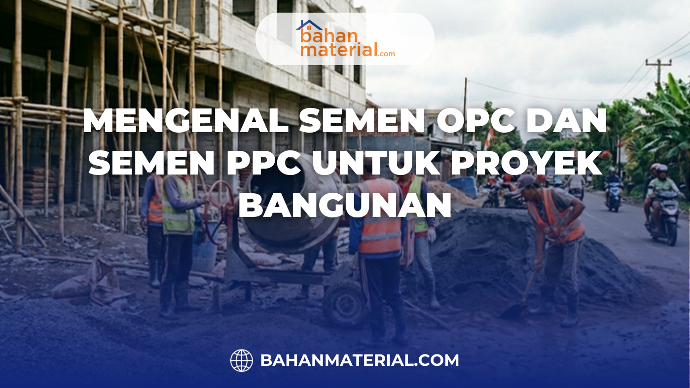 Mengenal Semen OPC dan Semen PPC untuk Proyek Bangunan
